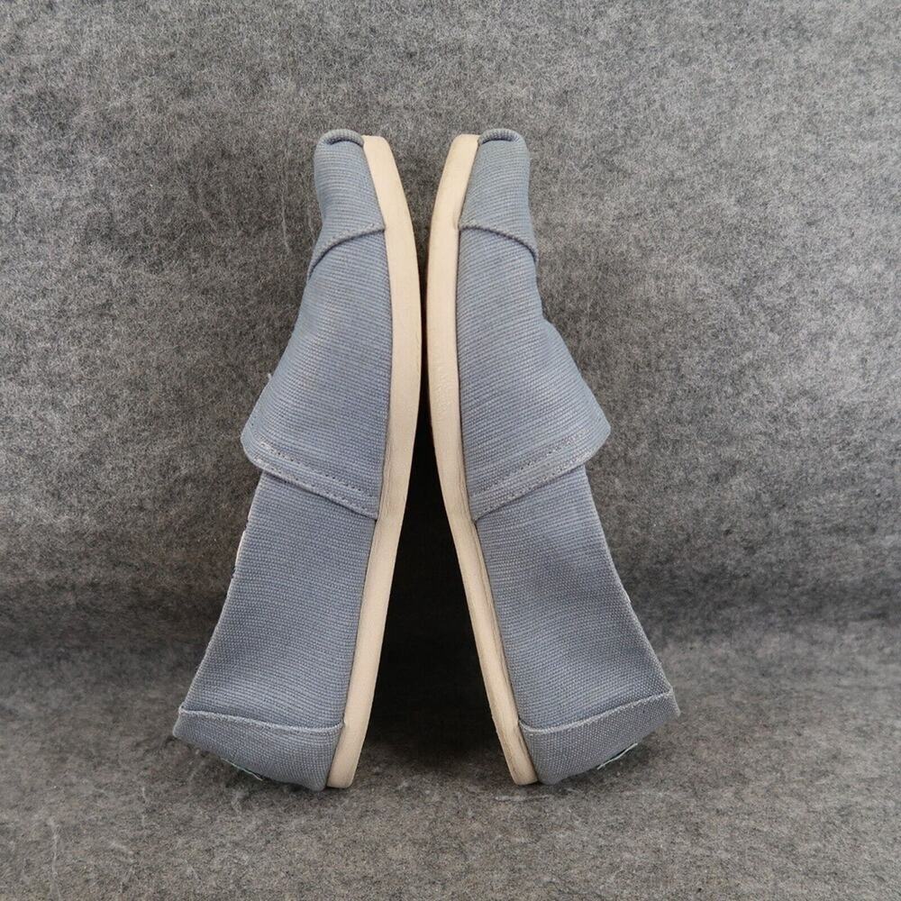 Toms Shoes Women 9.5 Flat Loafer Slip On Earthwise Comfort Casual Blue Lifestyle - Picture 10 of 15